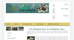 Desktop Screenshot of club-edelweiss.fr